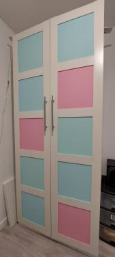 Ikea PAX BERGSBO Deuren wit, 50 x 229 cm  (2st)