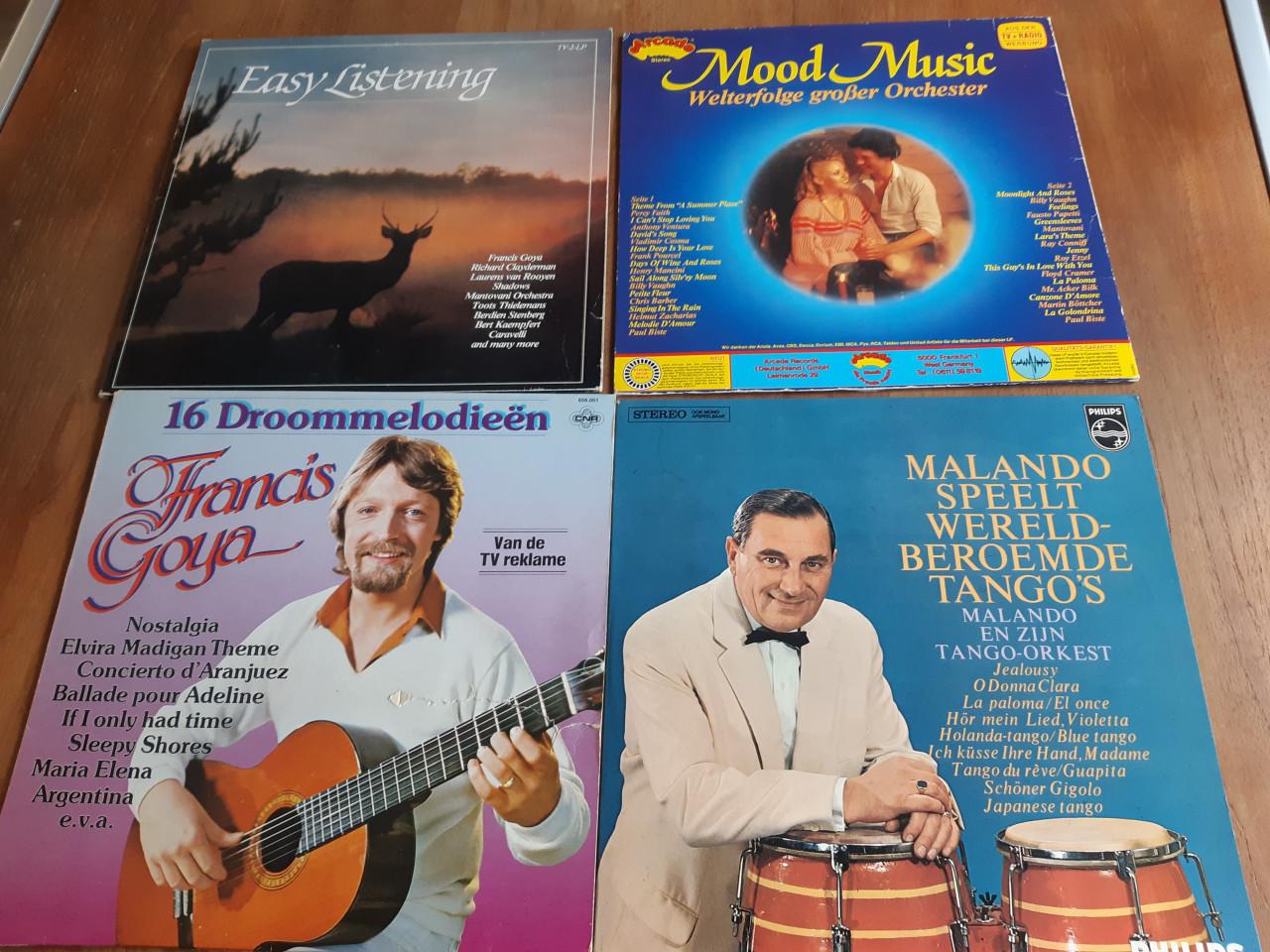 Stapel van 20 lp's easy listening en instrumentaal