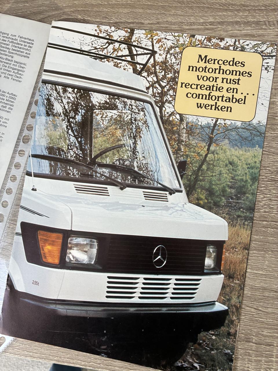 Mercedes 207 208 camper folders