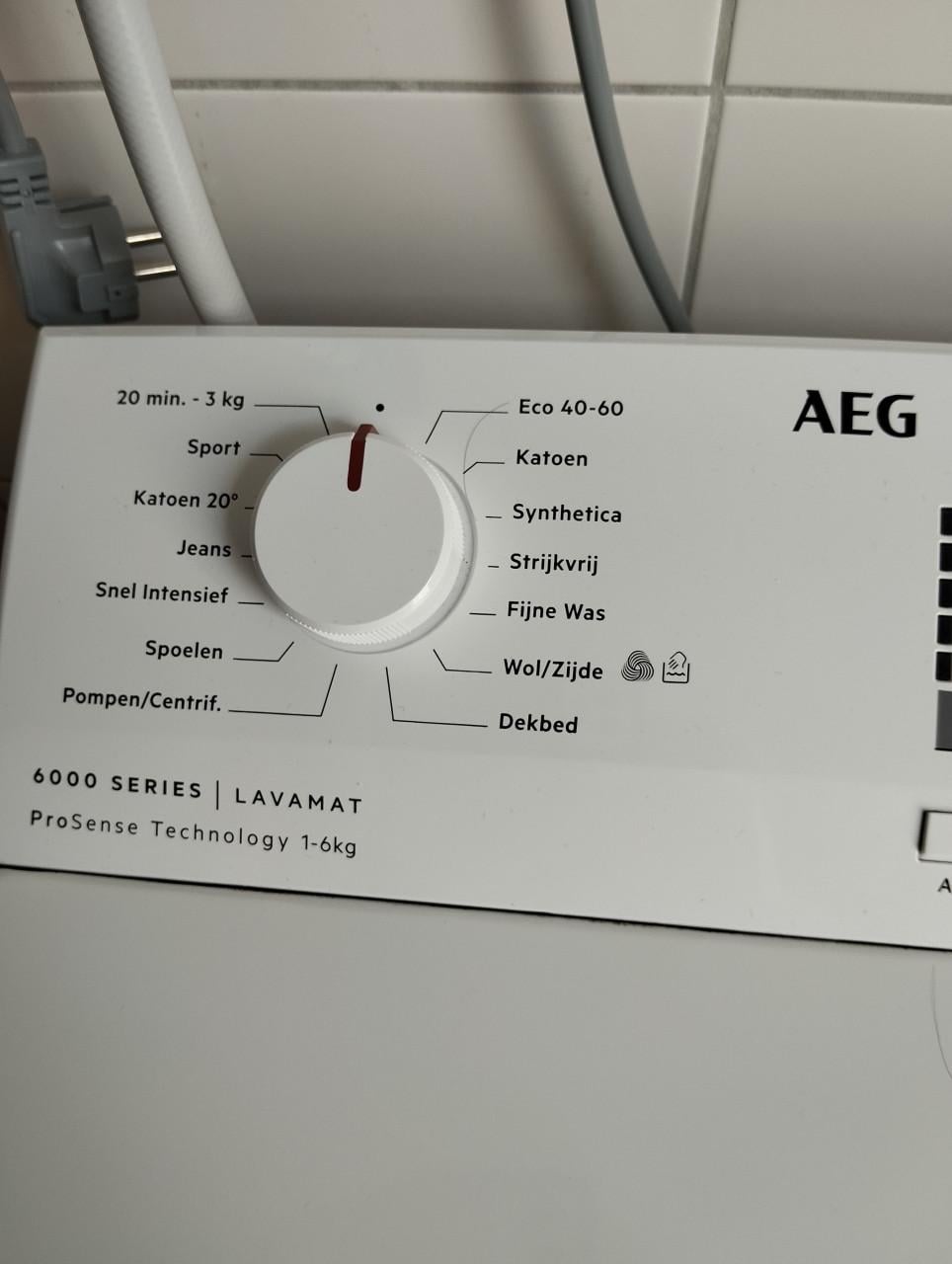 Aeg wasmachine bovenlader