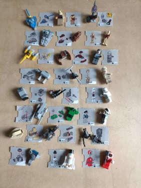 Lego 9509 Adventskalender (niet compleet)