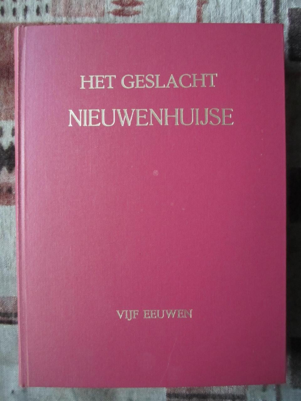 Gezocht Boek Het Geslacht Nieuwenhuijze
