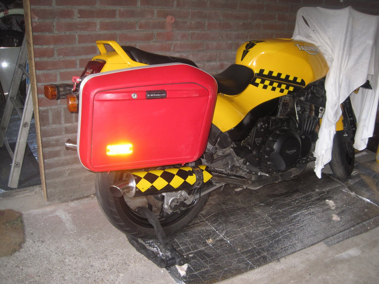 Motorkoffers Krauser rood