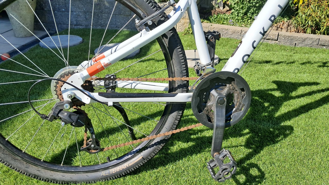 Witte mountainbike - maat S