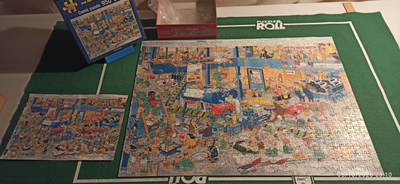JvH puzzel "The big leak" / "De lekkage" - 950 st. zgan
