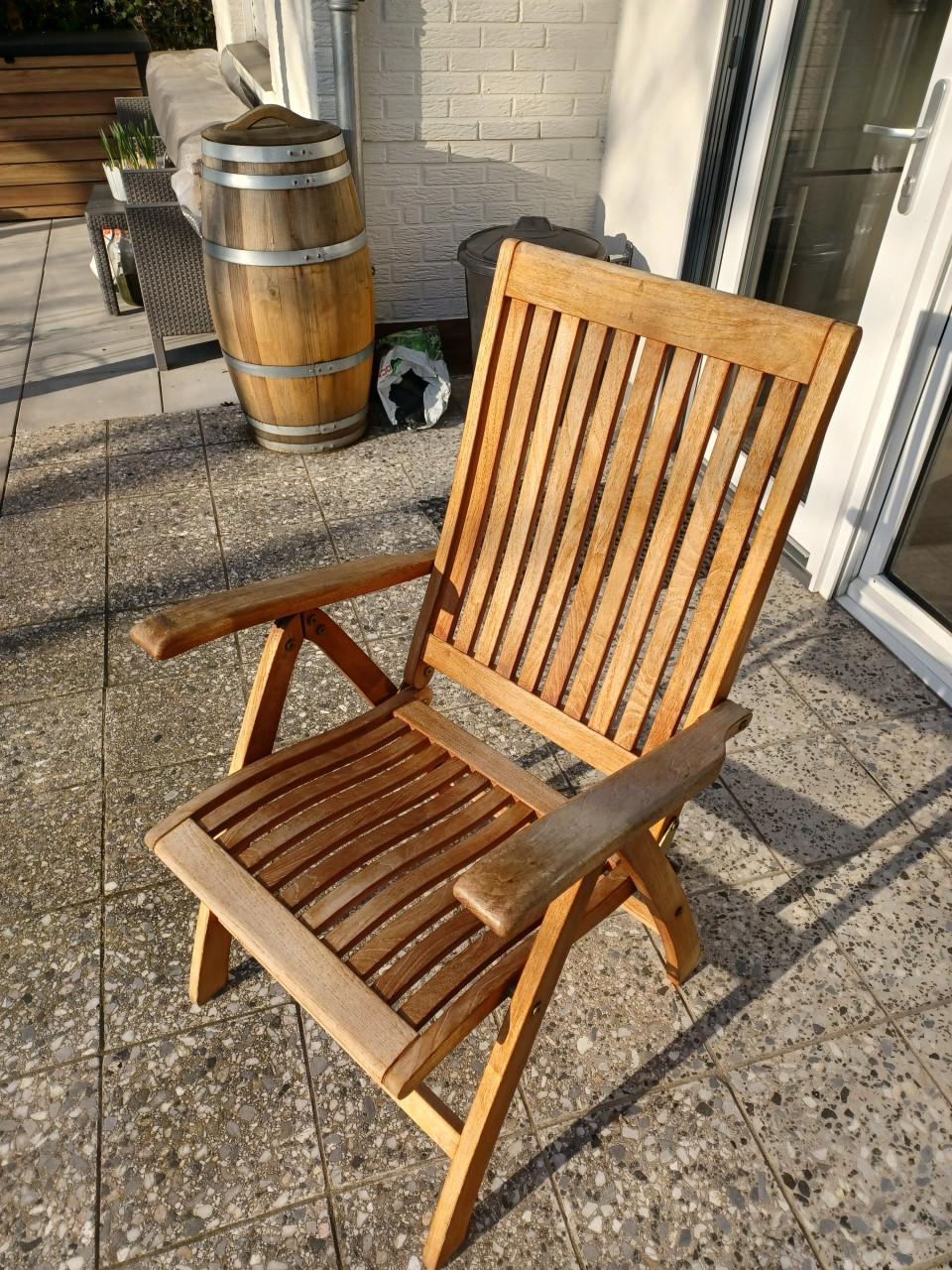 Standenstoel hardhout