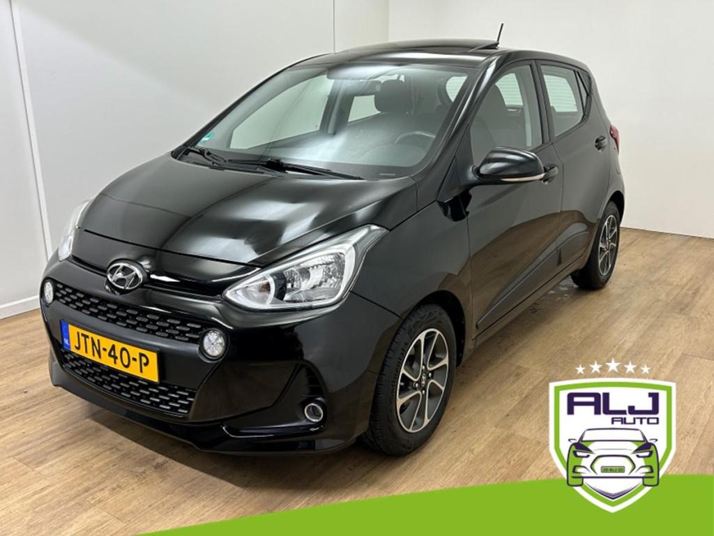 Hyundai I 10 occasion 1.2i | zwart | tweedehands hyundai i10 | airco | stoe