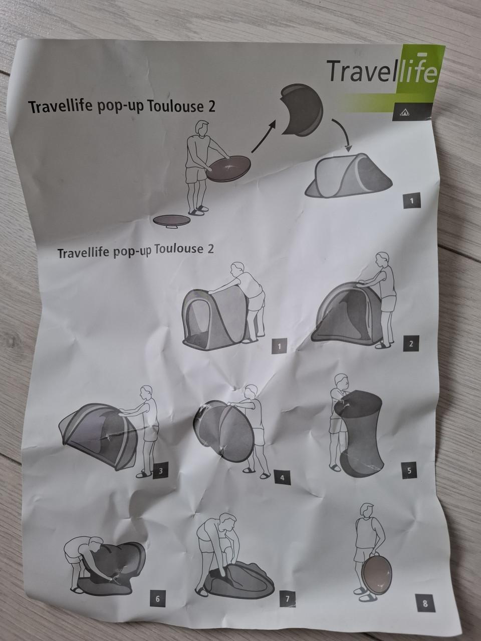 Nieuwe pop-up tent Travellife.
