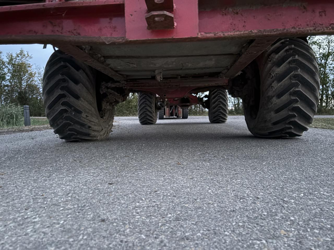 Oogstwagen met oogstband