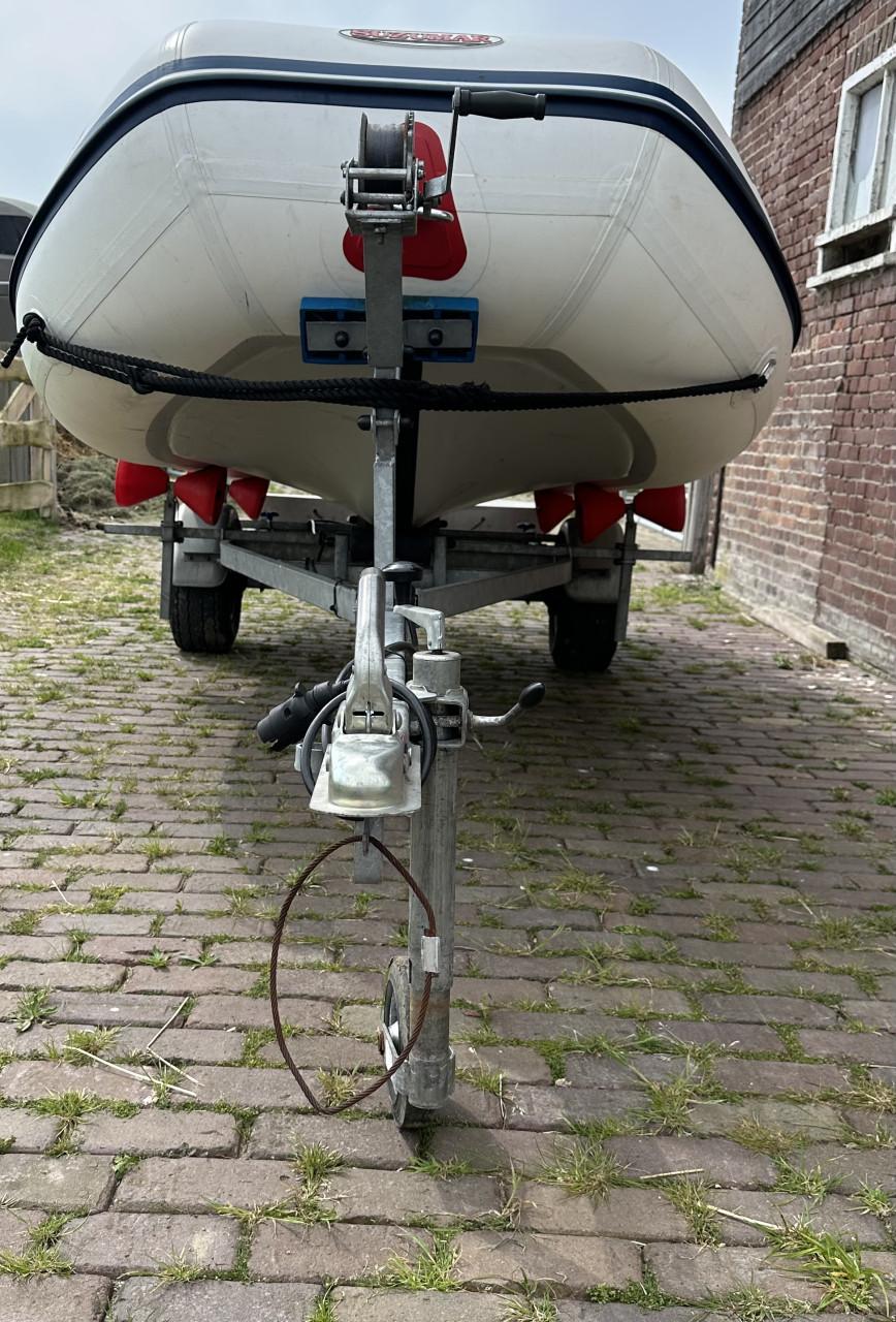 Suzumar 390 + Suzuki 25PK Vtwin & trailer