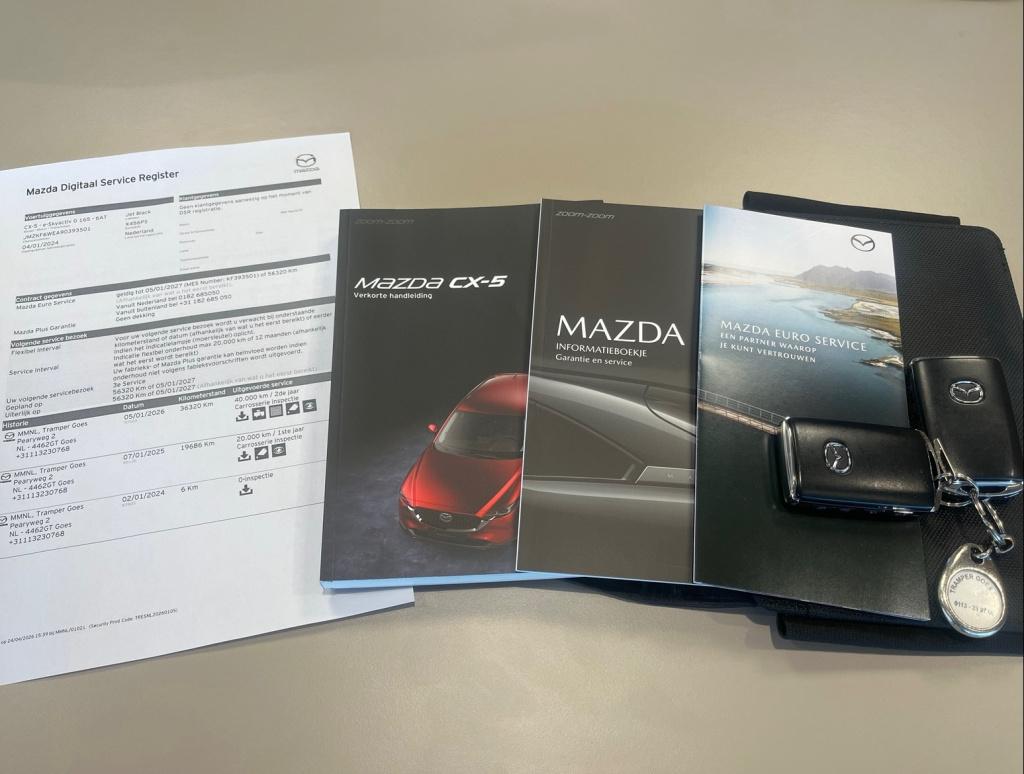 Mazda Cx-5 2.0 e-skyactiv-g m hybrid 165 homura |leather pack|trekhaak|rijk