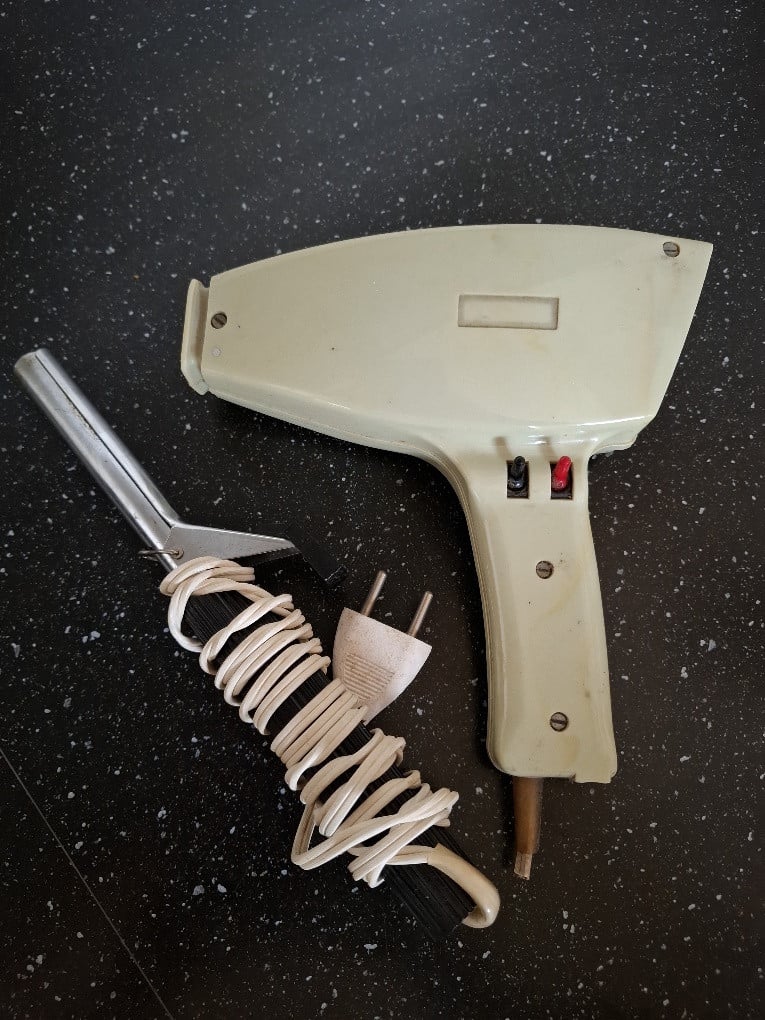 Vintage kappersmateriaal