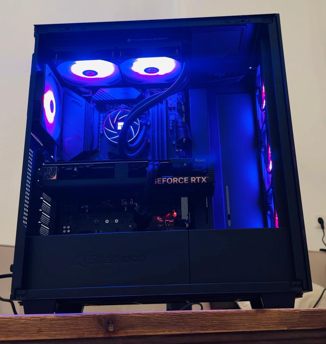 High END! Monster Gaming PC | watergekoelde Ryzen - RTX 4070 TI 12GB
