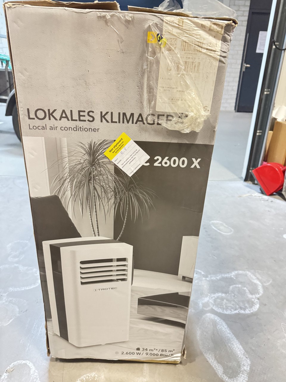 Airconditioning mobiele , Trotec PAC 2600X,