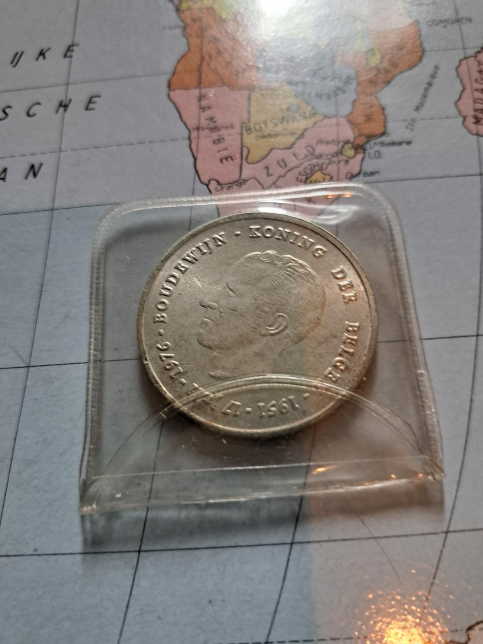 250 franc zilver  koning boudewijn 1951 1976