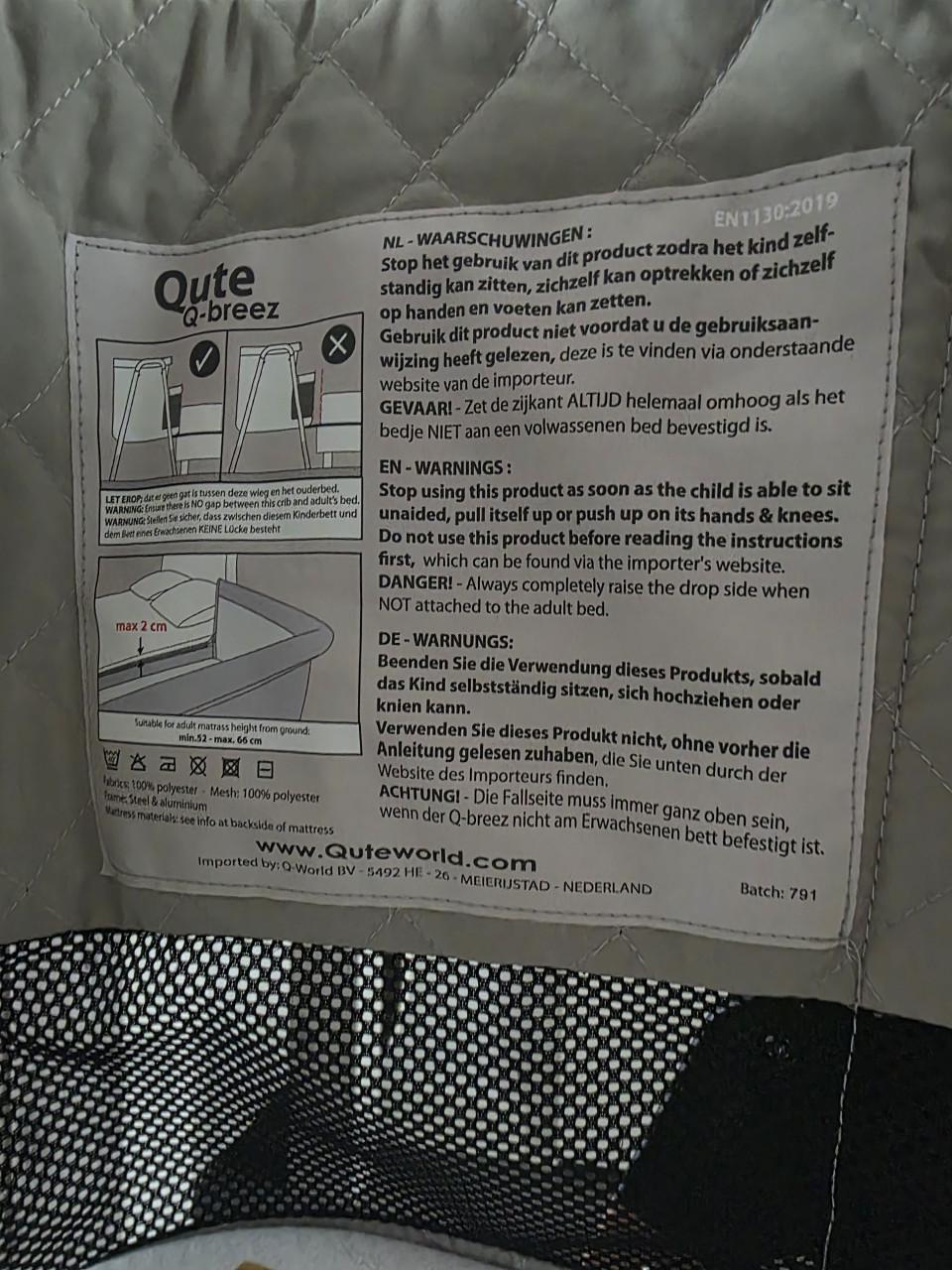 Qute Q Breeze Co-sleeper