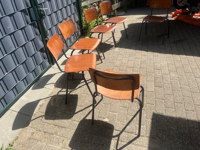 6 Kinderstoeltjes Pagholz