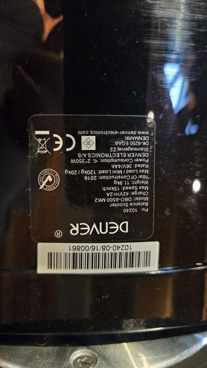 Zwarte Hoverboard - Denver - Met tas!