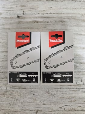Set van 2 nieuwe kettingen van Makita voor kettingzaag