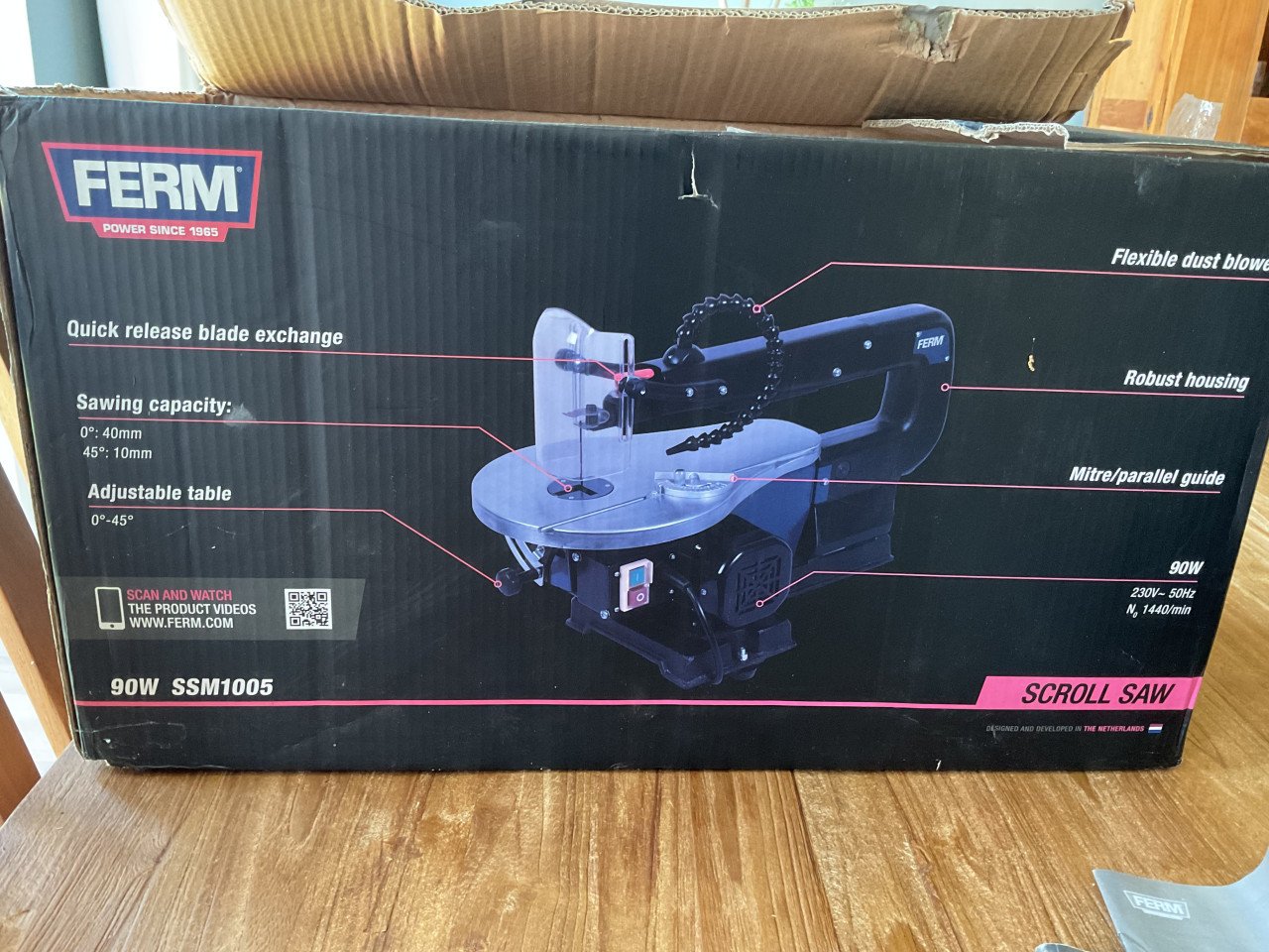 Ferm figuurzaagmachine SSM1005