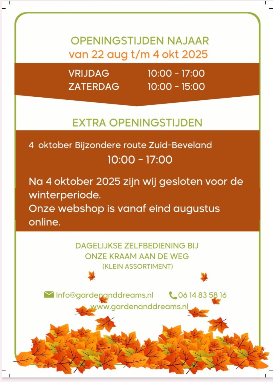 Tuinplanten OUDELANDE