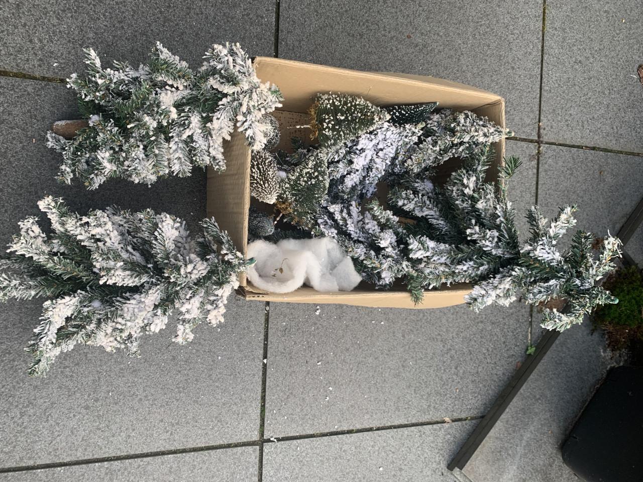 Decoratie voor kerstdorpen/ kerststukjes