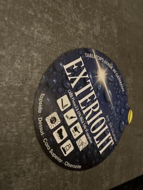 Isabella Eet tafel grijs 90 x 138 cm