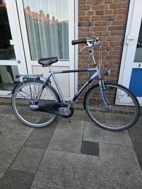 Heren fiets GAZELLE met 7 versnellingen-Fr.maat 57cm-Nieuw slot met 2 sl.