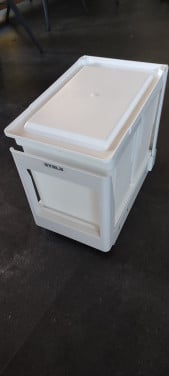 Stala inbouw prullenbak