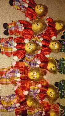 Clown poppen in nieuw staat