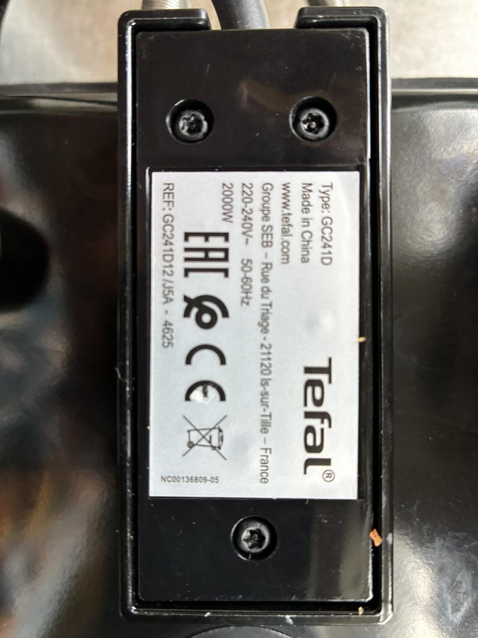 Tefal contact/panini grill