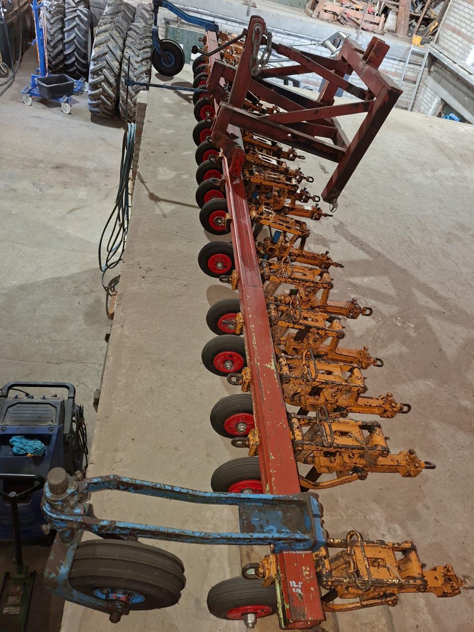 Schoffel machine met schijven