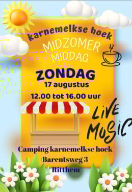 Midzomer middag markt