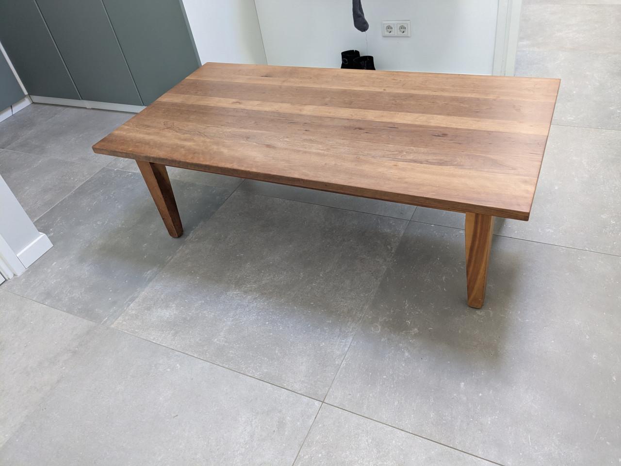 Kersen houten Tv meubel en salontafel