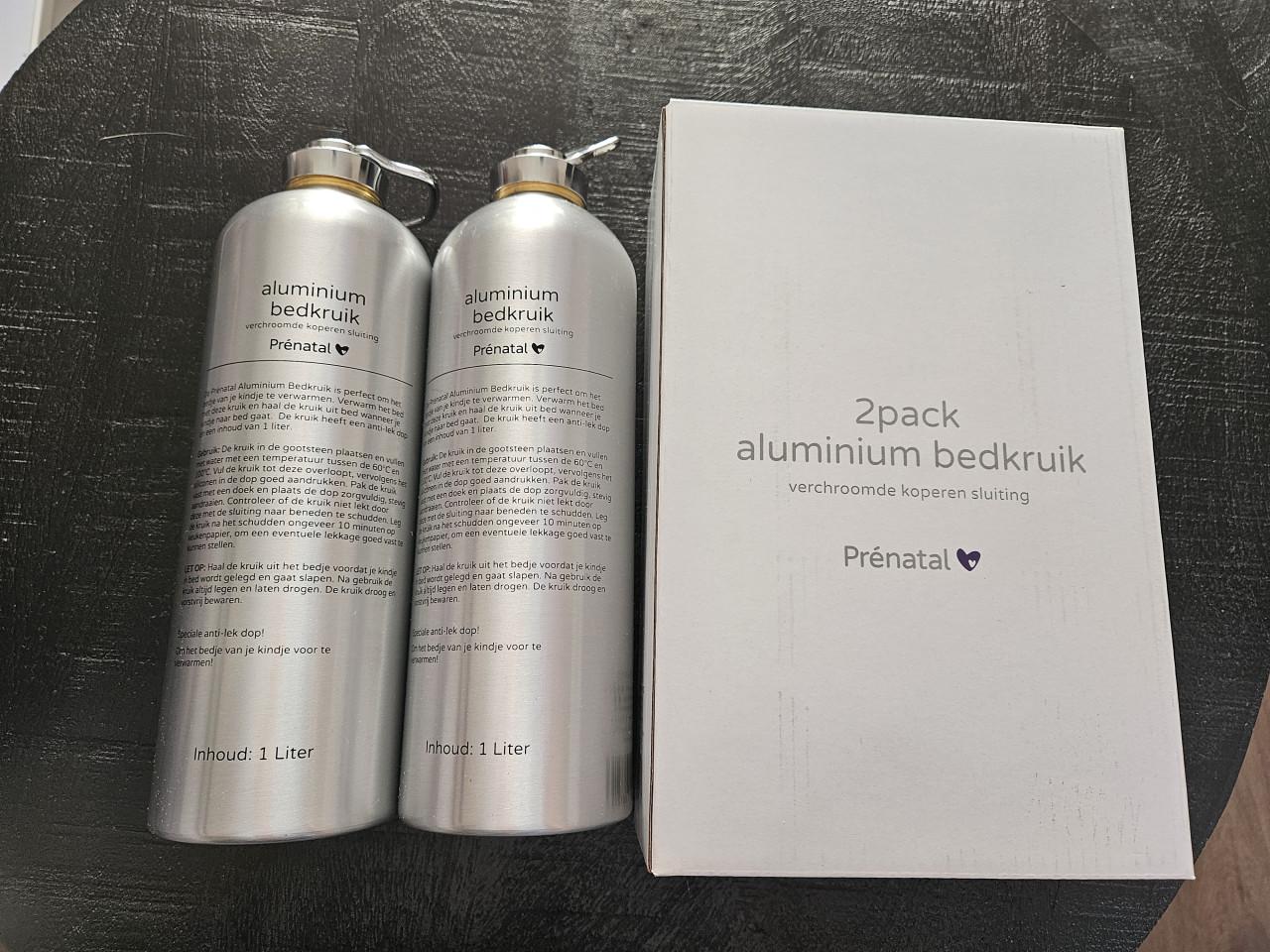 Aluminium bedkruiken van prenatal