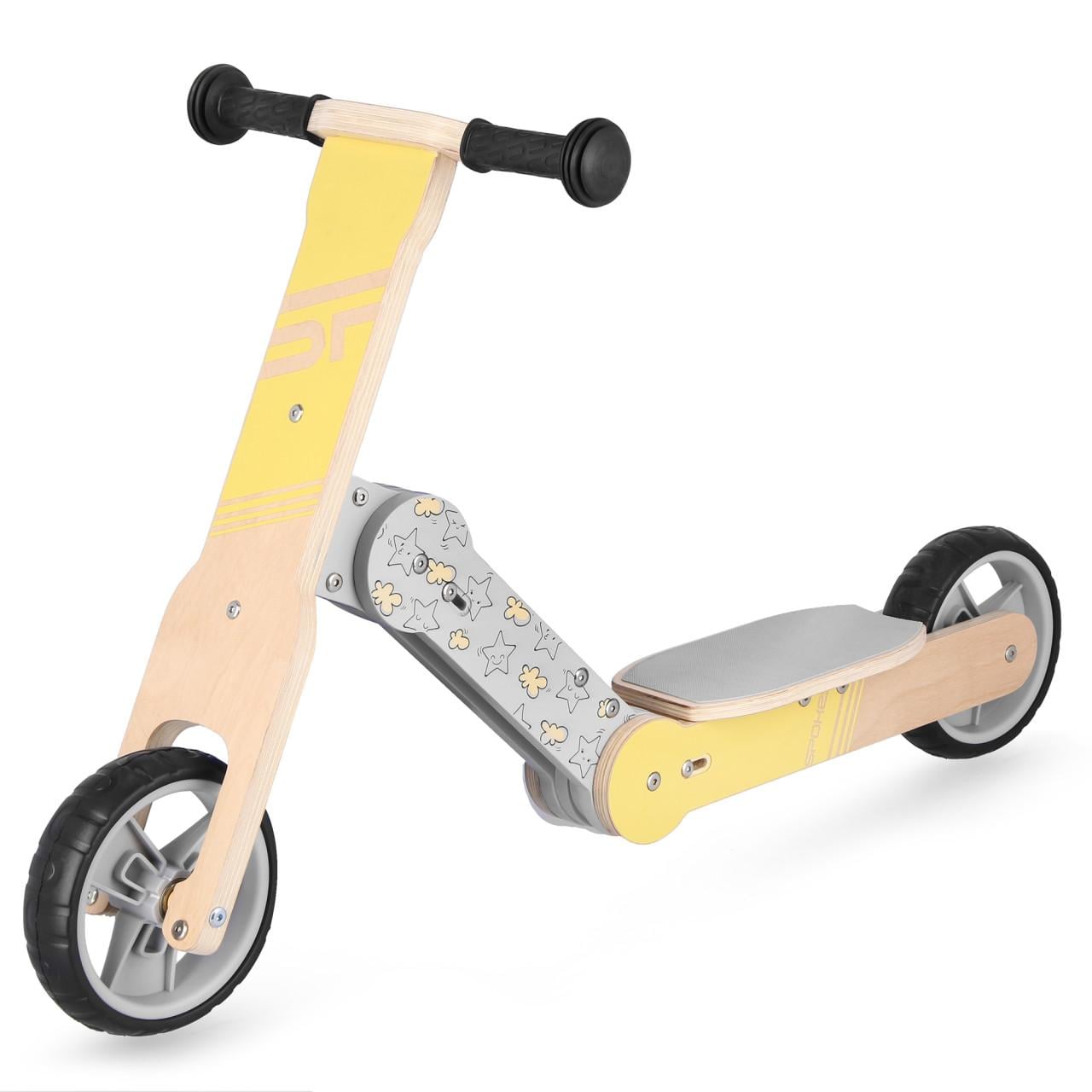 2 in 1 loopfiets en step