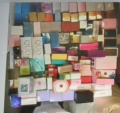 100x Parfumflessen LEEG