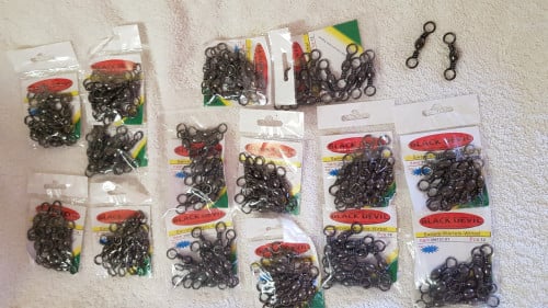 Heb nog stevige wartels/swivels size 4/0 te koop .