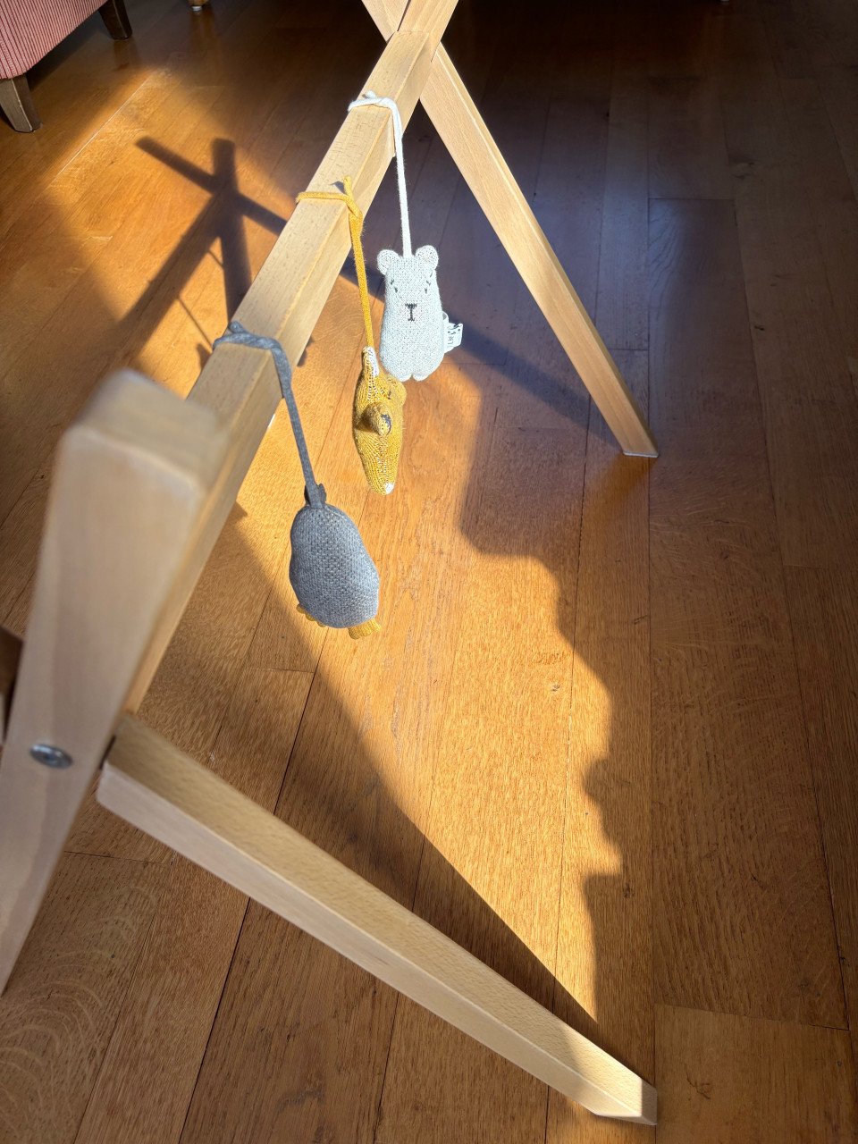 LieWood babygym, speelbalk diertjes