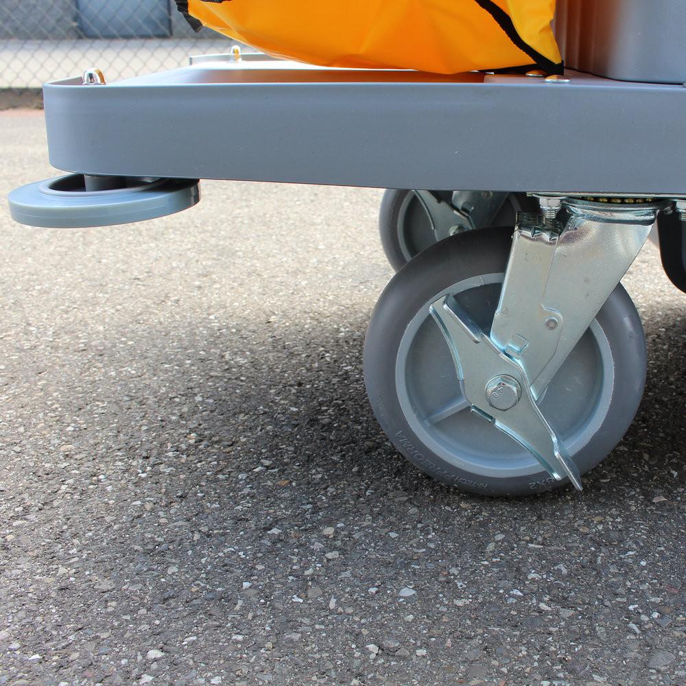 Schoonmaak kar voor professioneel gebruik