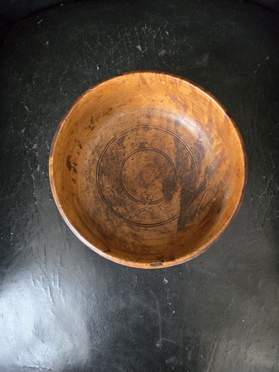 Houten kommetje Doorsnee 16 cm H 7