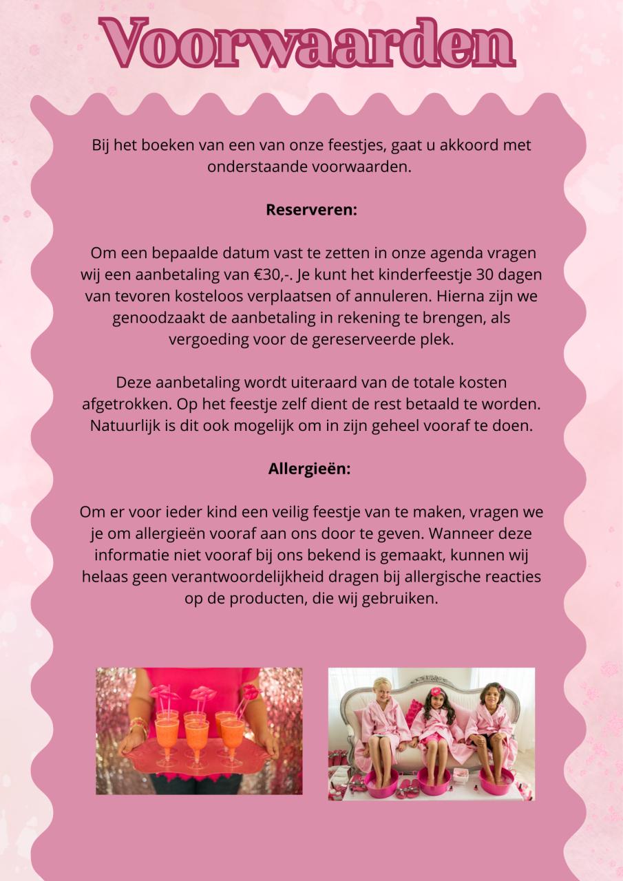 Beauty & prinsessen kinderfeestjes aan huis! 🩷