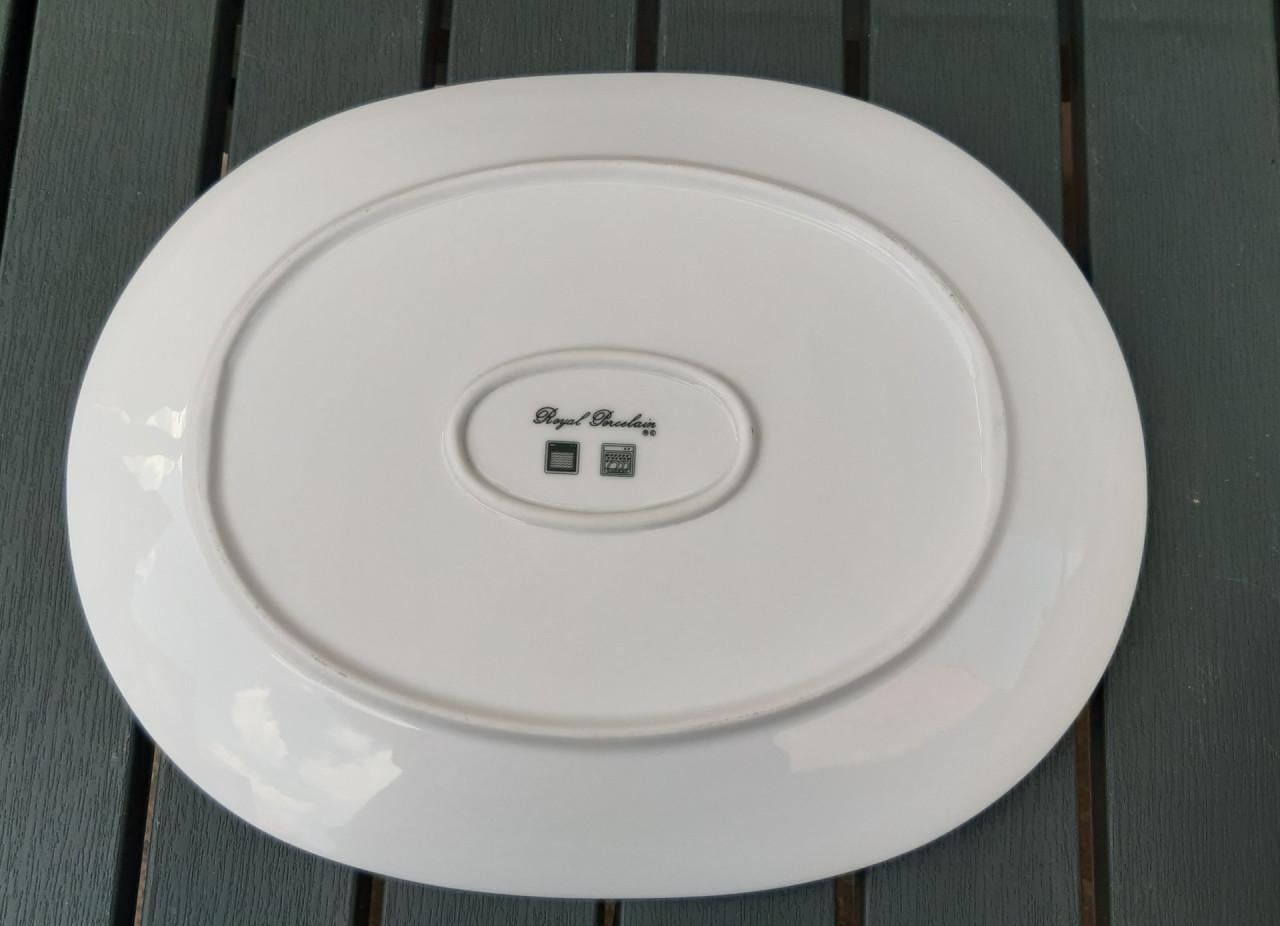 Ovale schaal + ronde kom