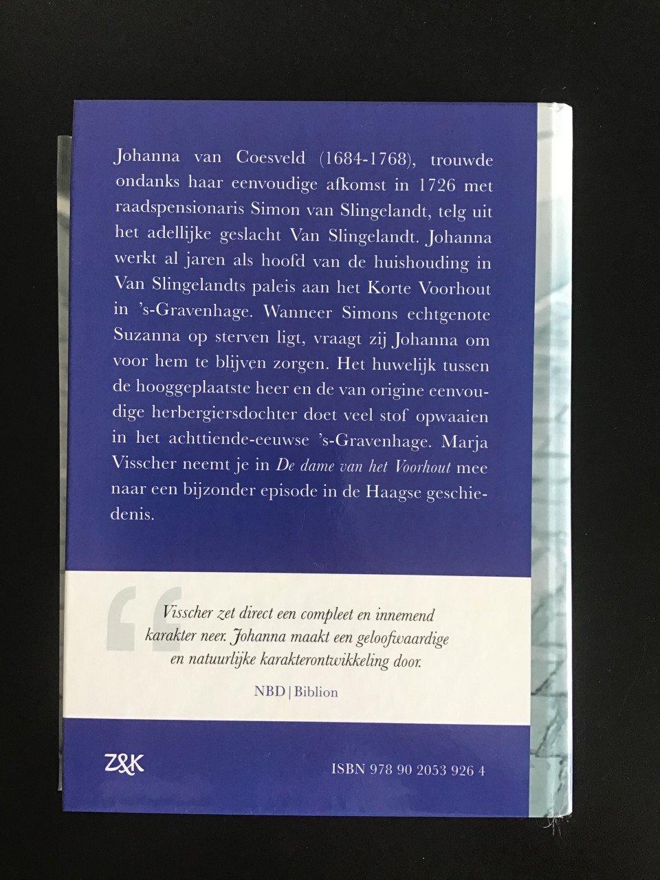 GROOTLETTERBOEK De dame van het Voorhout