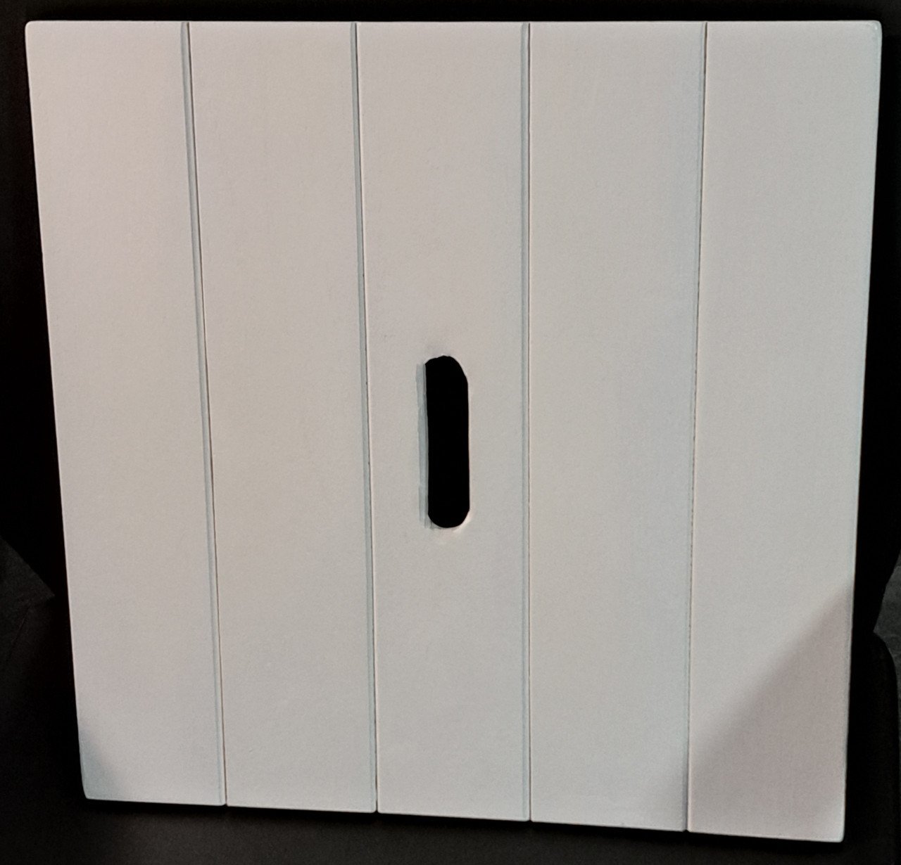 Mooie witte houten opbergbox