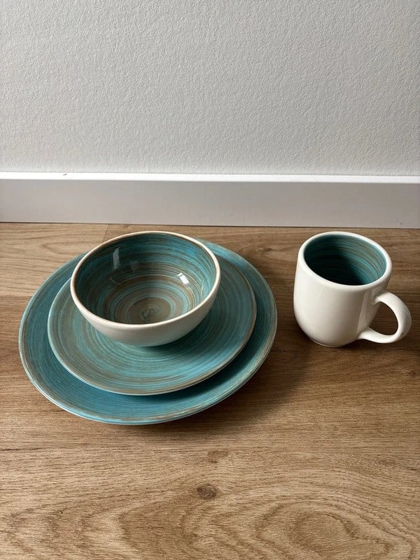 Cosy & Trendy Servies Set 🍵 Aardewerk – 1 Persoon