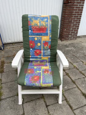 Hartman Verstelbare Tuinstoel  5 Standen Verstelbaar Kunststof met Kussen