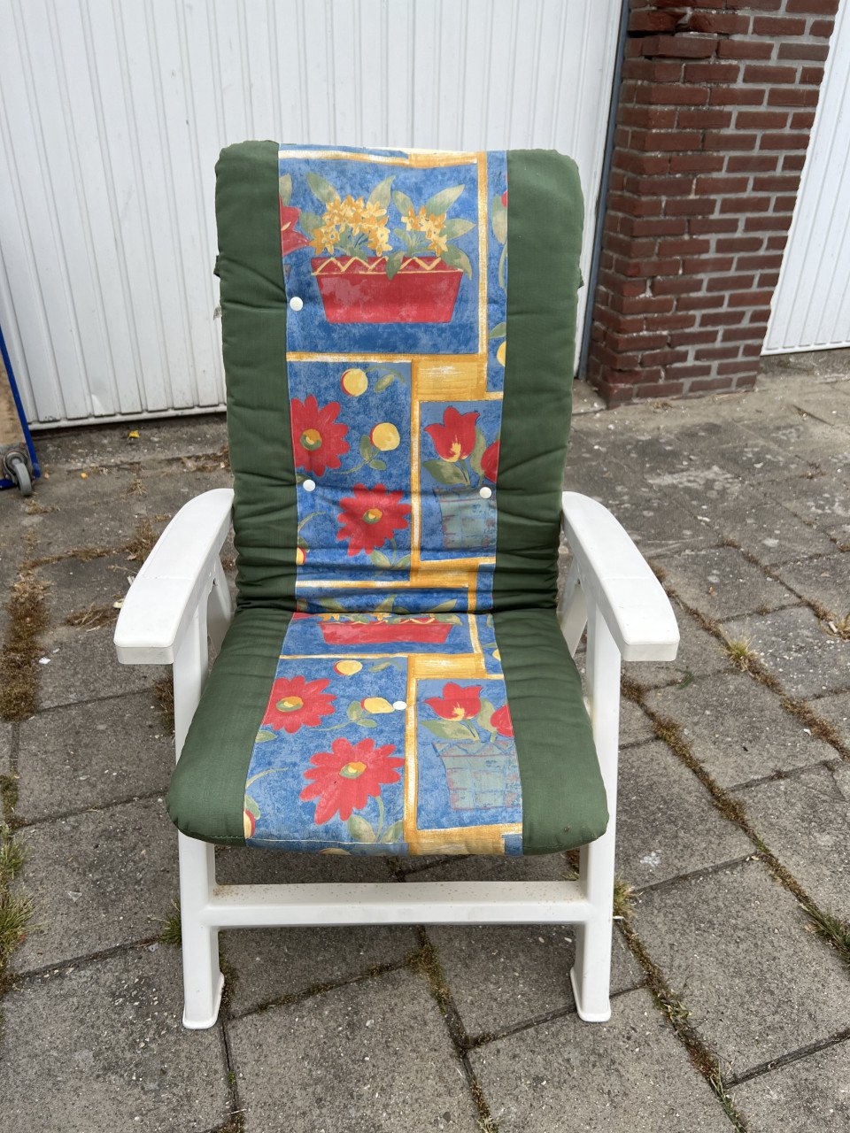Hartman Verstelbare Tuinstoel  5 Standen Verstelbaar Kunststof met Kussen