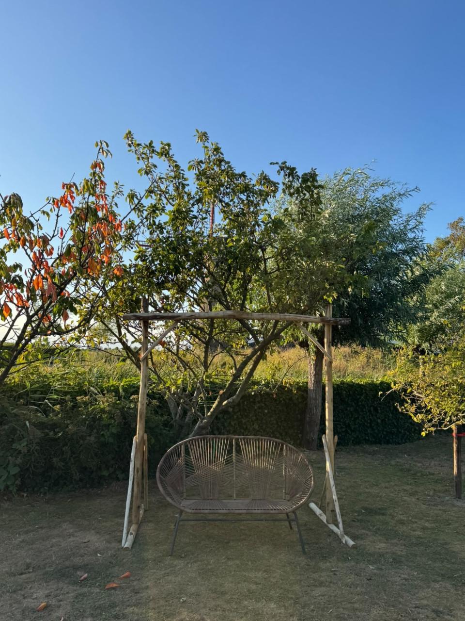 Mooie backdrop voor bruiloft