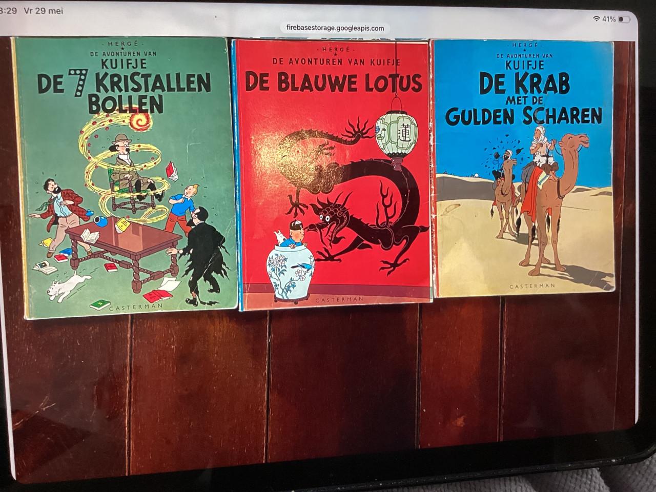 Heel veel verschillende stripboeken. Kuifje. Michel Vaillant.  Rik Ringers.